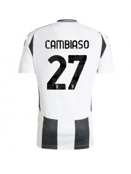 Juventus Andrea Cambiaso #27 Replika Hemmakläder 2024-25 Kortärmad